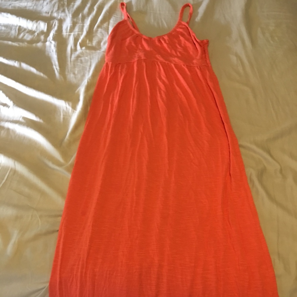 Old navy burnt orange cotton maxi dress